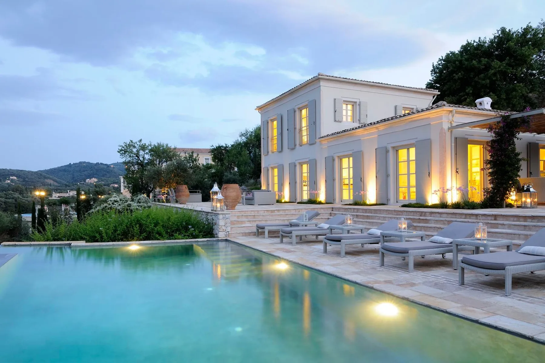 Iphigenia villa in Corfu