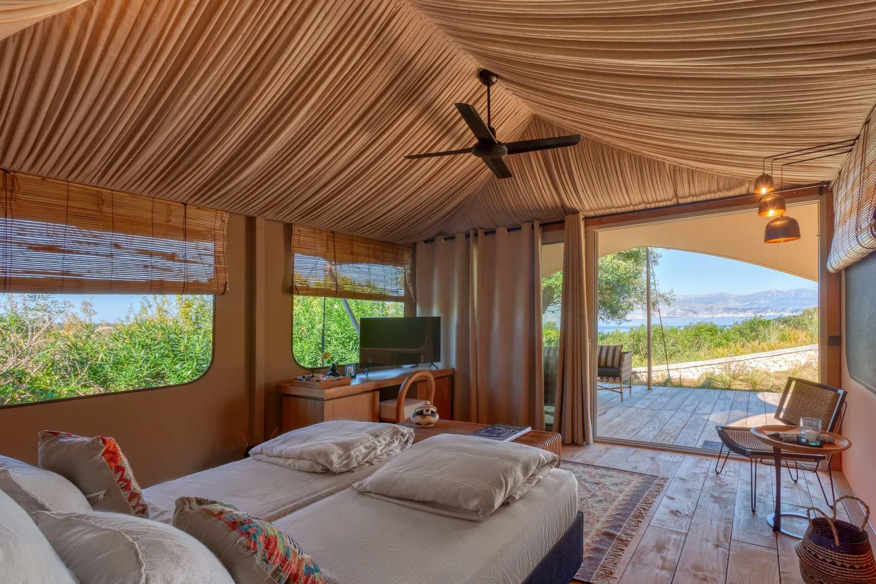 Wisteria villa in Corfu