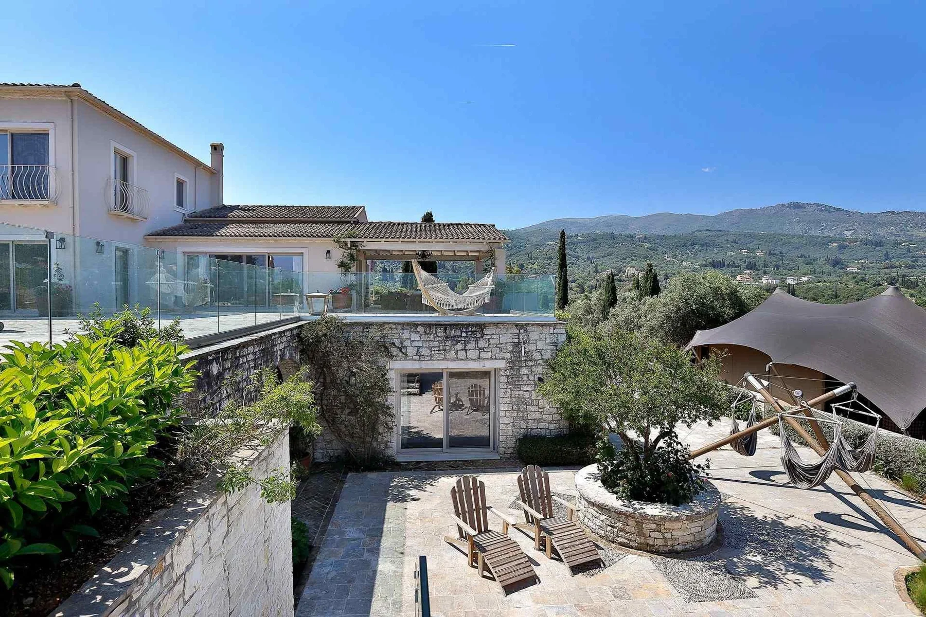 Wisteria villa in Corfu