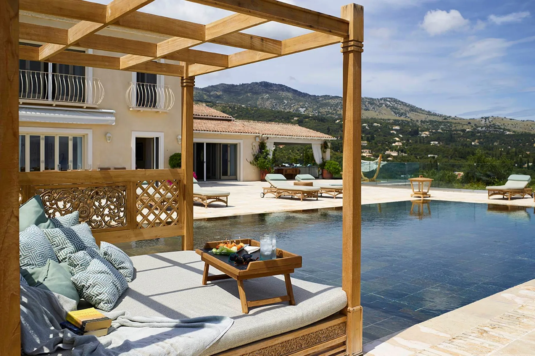 Wisteria villa in Corfu
