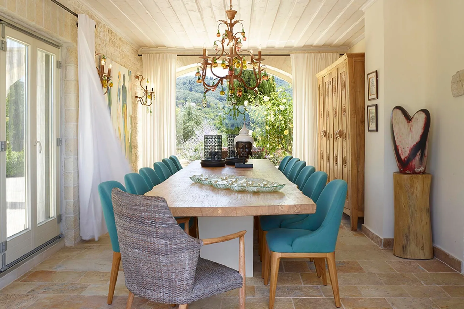 Wisteria villa in Corfu