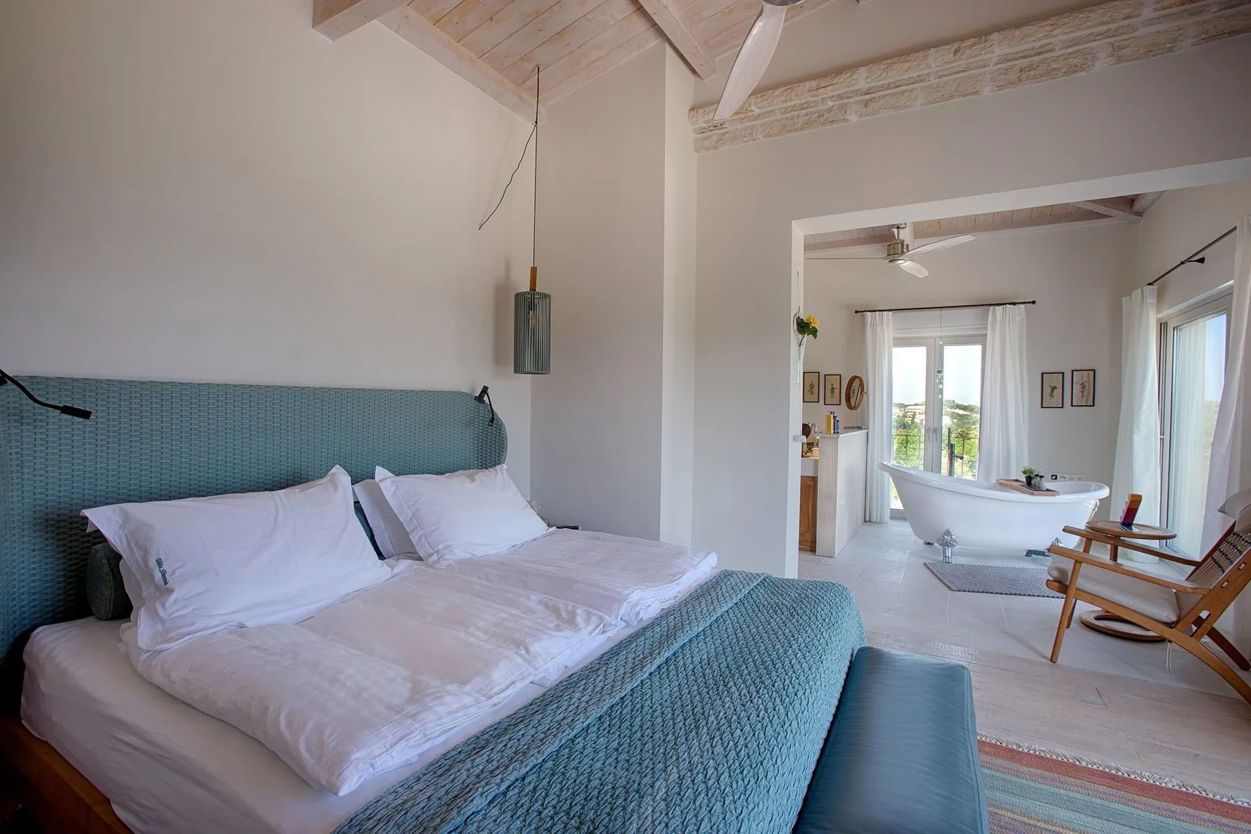 Wisteria villa in Corfu