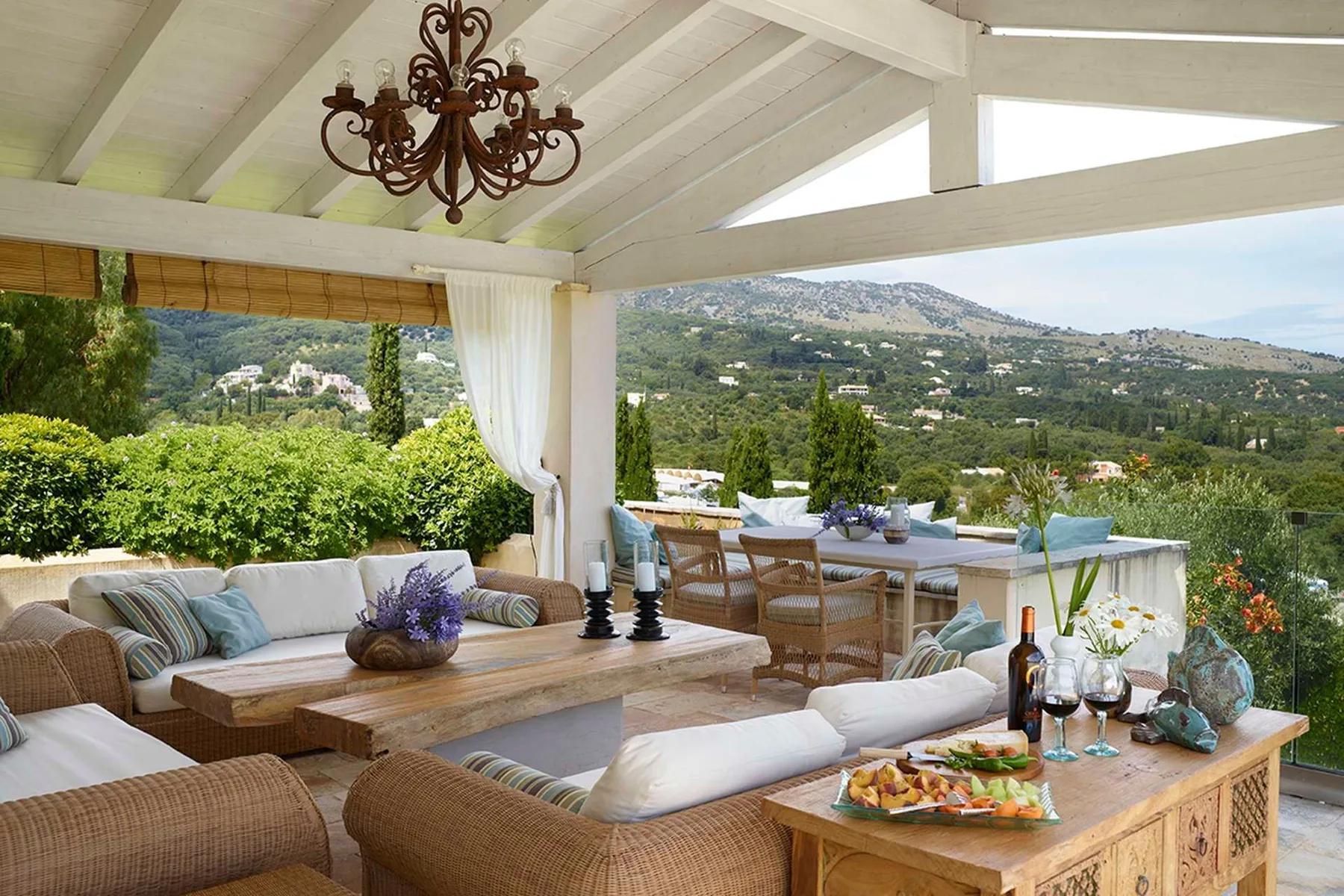 Wisteria villa in Corfu