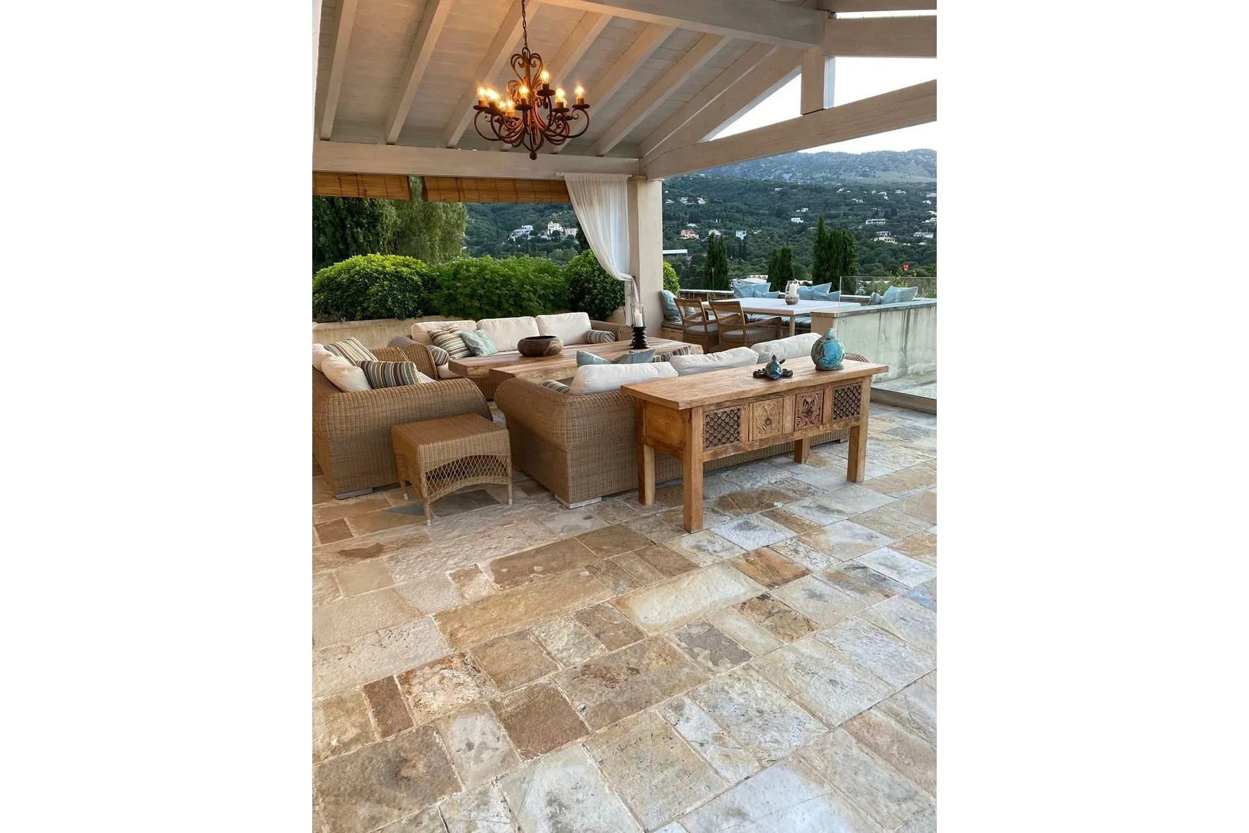 Wisteria villa in Corfu