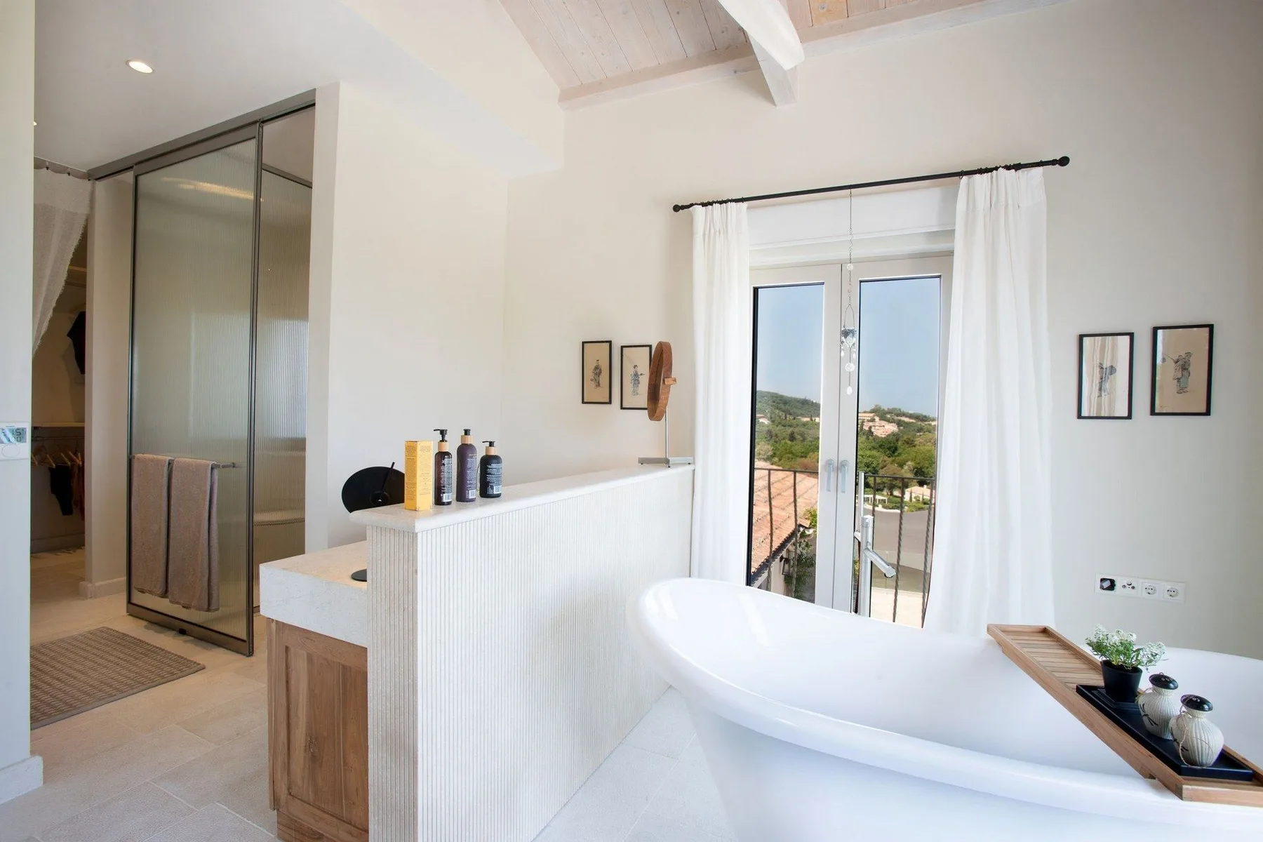 Wisteria villa in Corfu