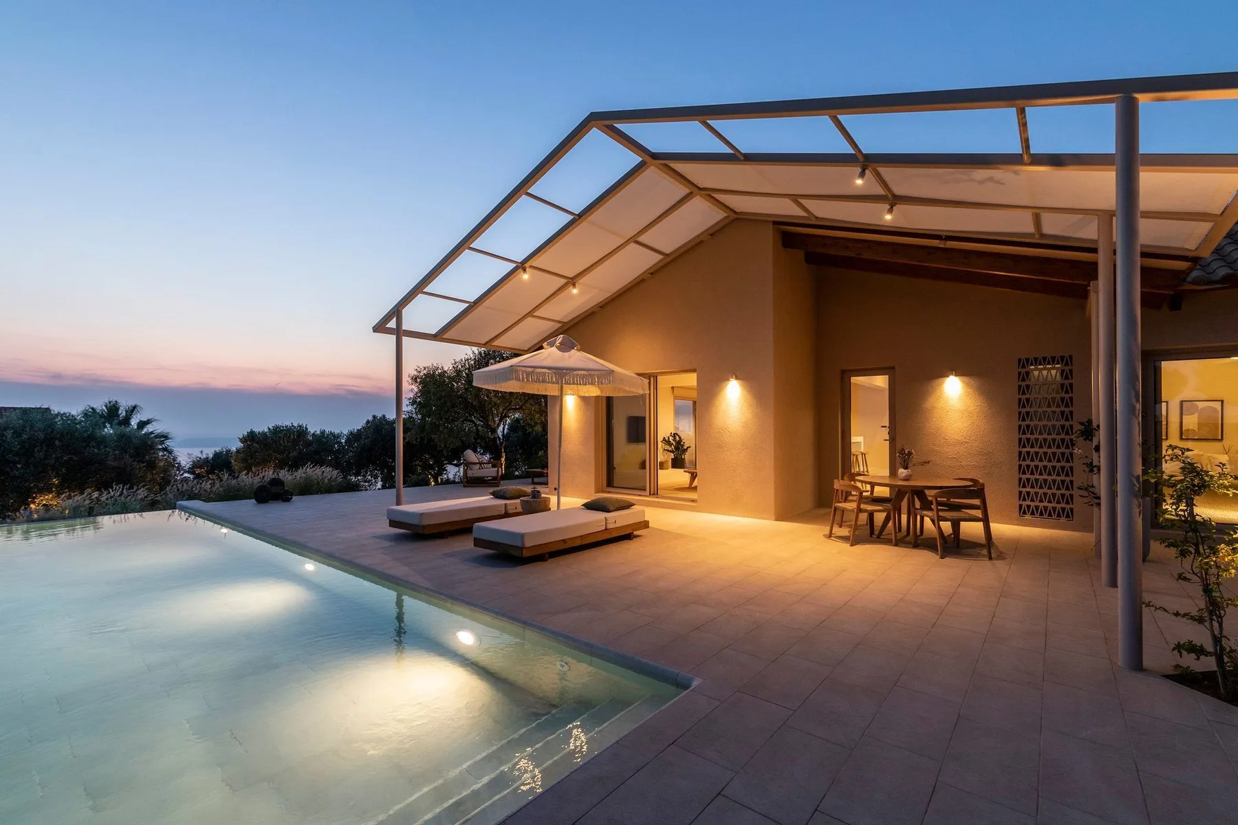 Chestnut villa in Kefalonia