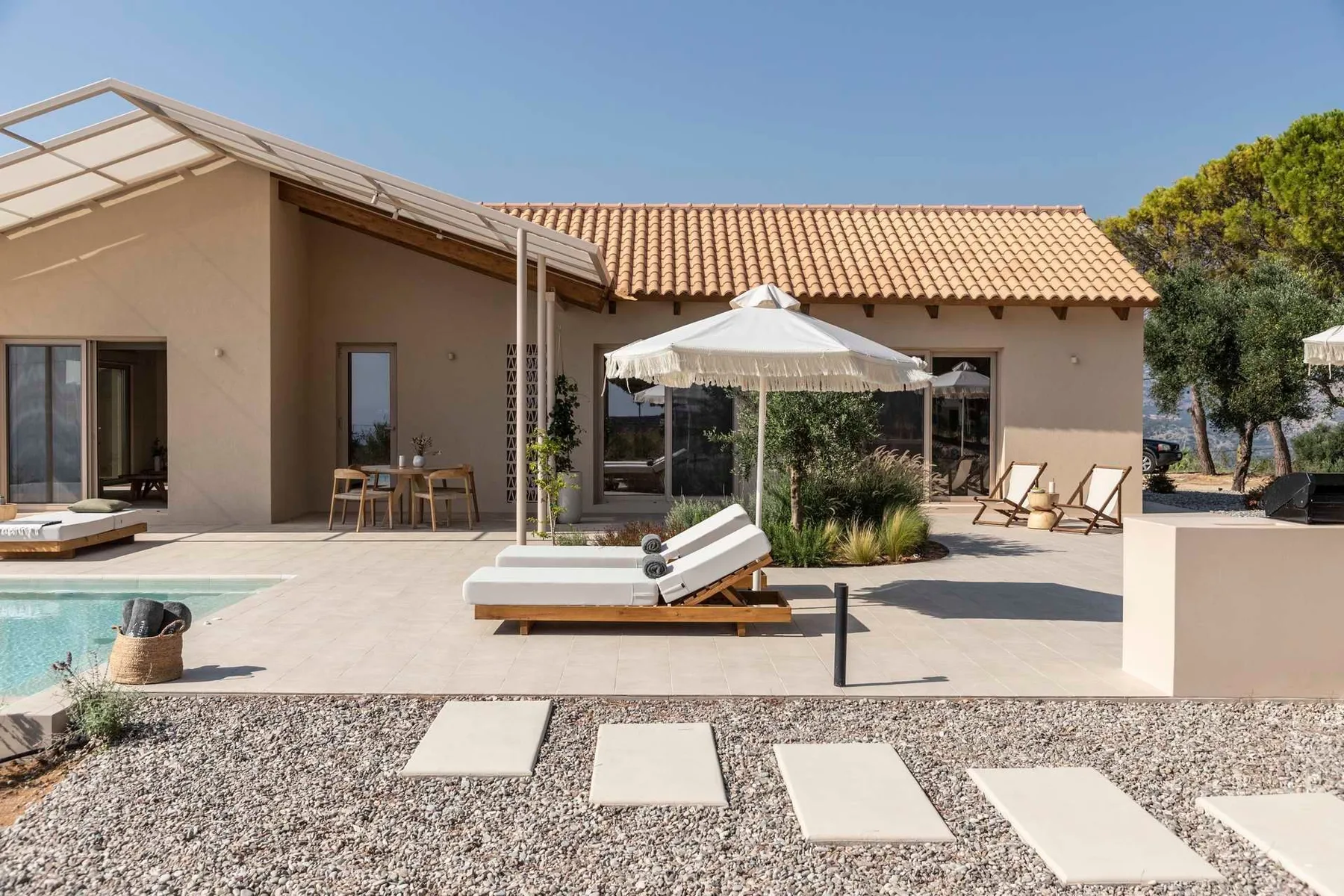 Chestnut villa in Kefalonia