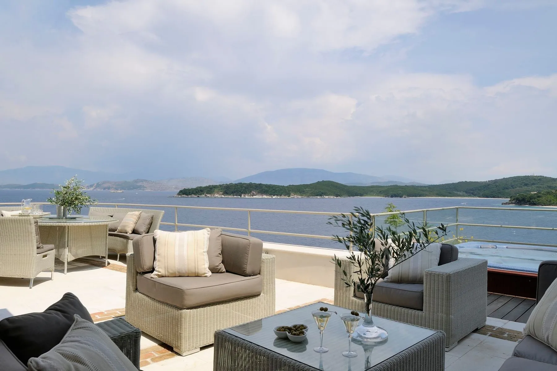 Heron villa in Corfu