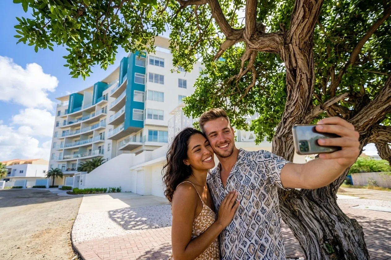 A360.E61- Elegant 3BR Suite with Private Terrace Near Eagle Beach