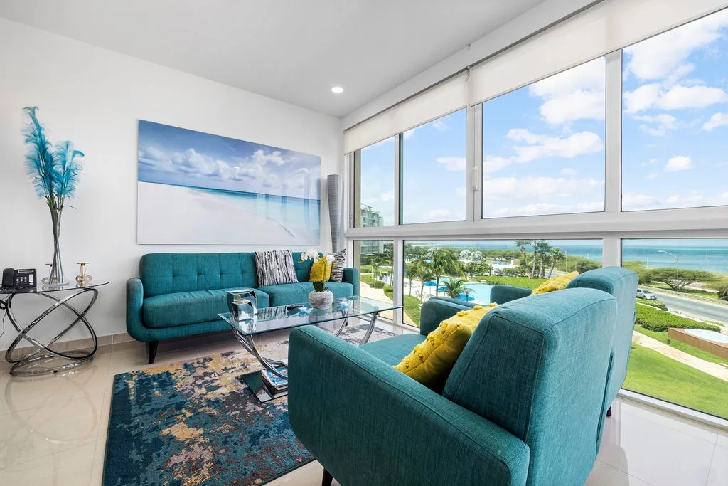 2BS-Blue312 - Sip of Sunshine Condo Oceanfront in Aruba