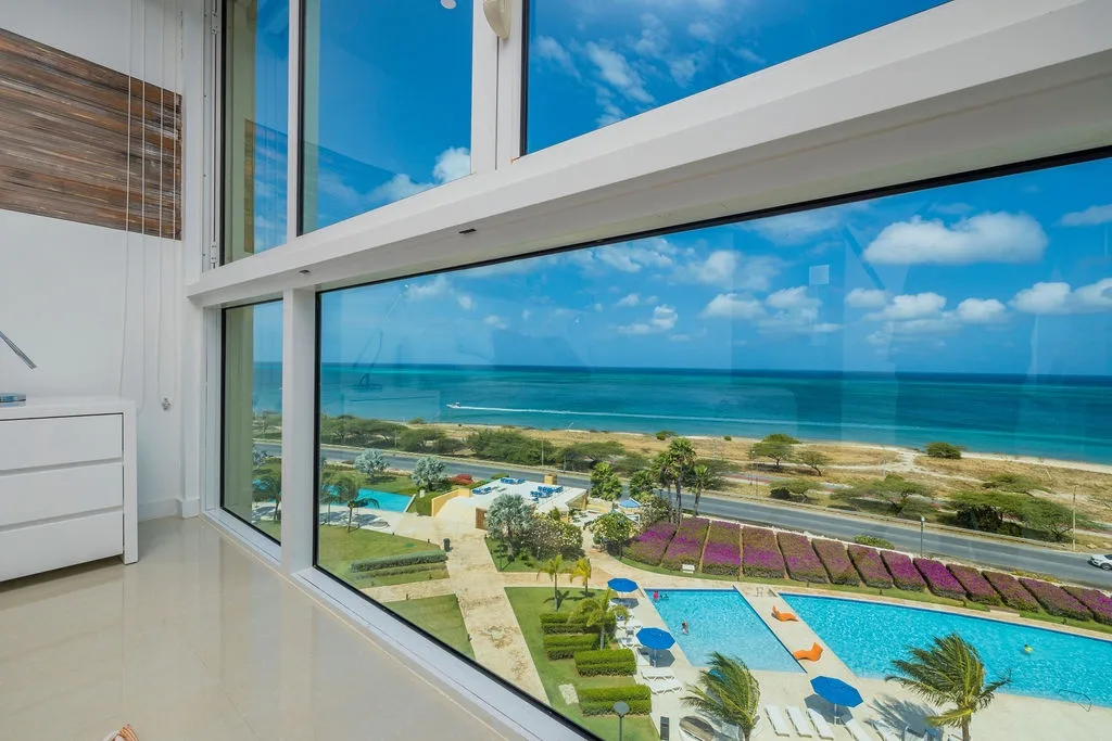 3BPH-BluePH2-2 - Aruba Family Friendly Oceanview PH with Hot Tub