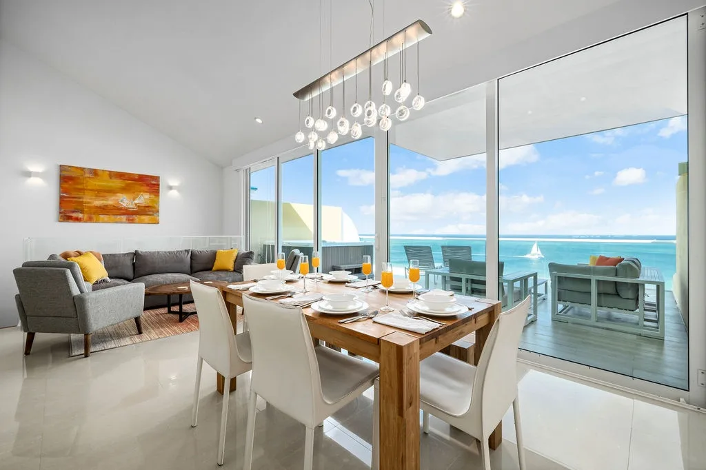 3BPH-BluePH2-2 - Aruba Family Friendly Oceanview PH with Hot Tub