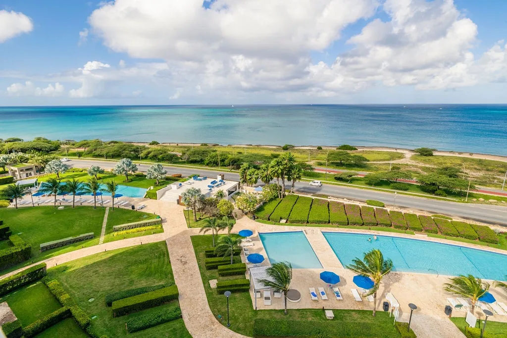 3BPH-BluePH2-2 - Aruba Family Friendly Oceanview PH with Hot Tub