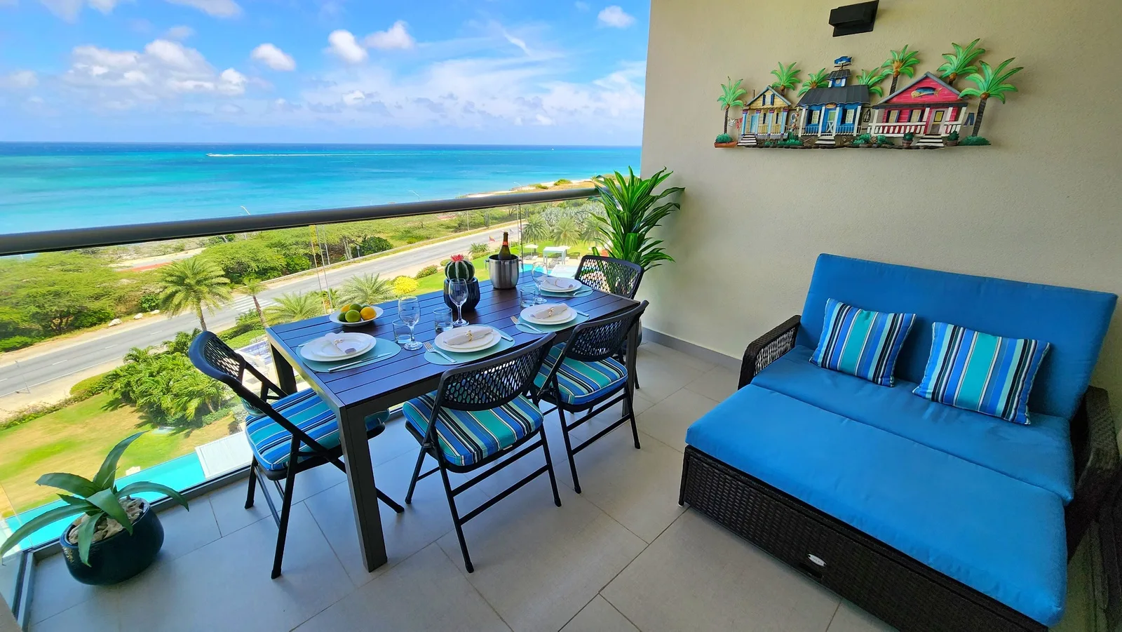 2BS-Azure623 - Author’s Beach Chic Ocean View Condo
