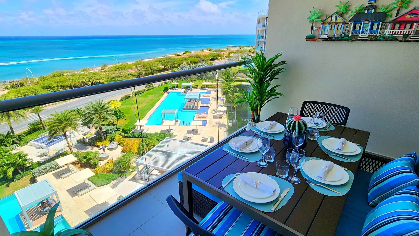 2BS-Azure623 - Author’s Beach Chic Ocean View Condo