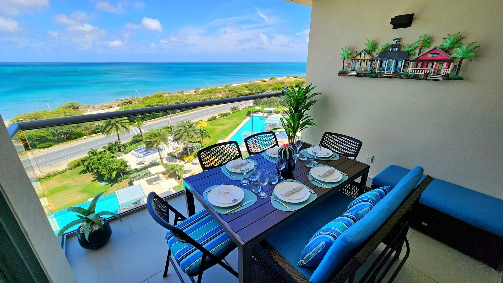 2BS-Azure623 - Author’s Beach Chic Ocean View Condo