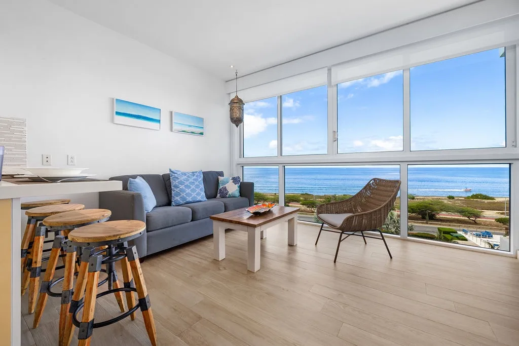2BS-Blue532 - Luxurious Oceanfront 2-Bedroom Condo in Aruba