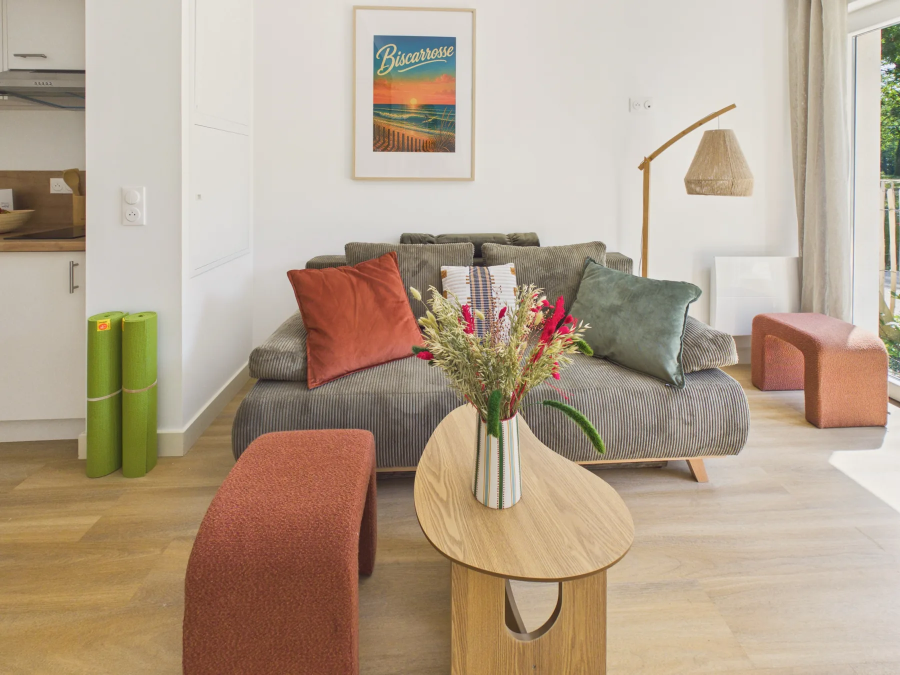 The Board-appartement 4 adt 1 enf -piscine commune