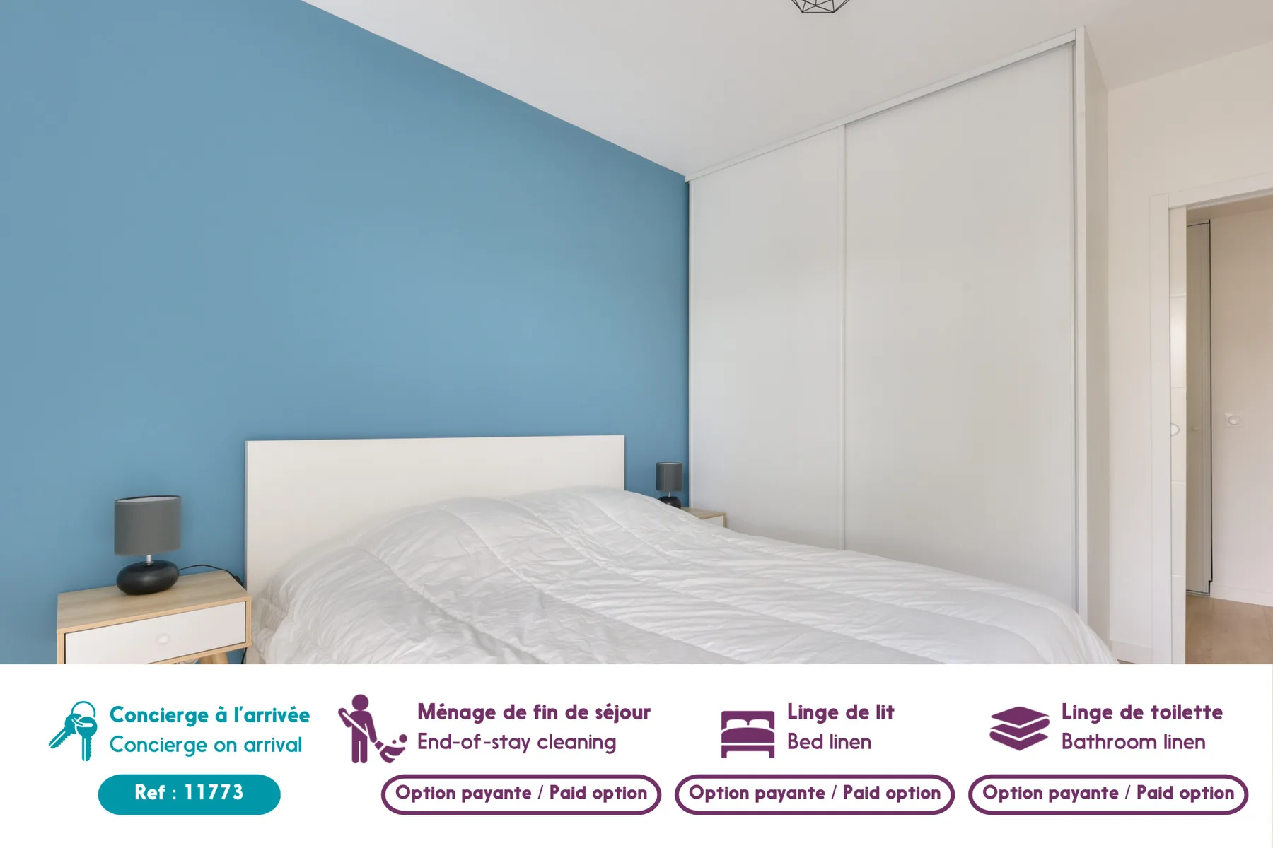Apartment for four, 500 m from de la Jetée beach