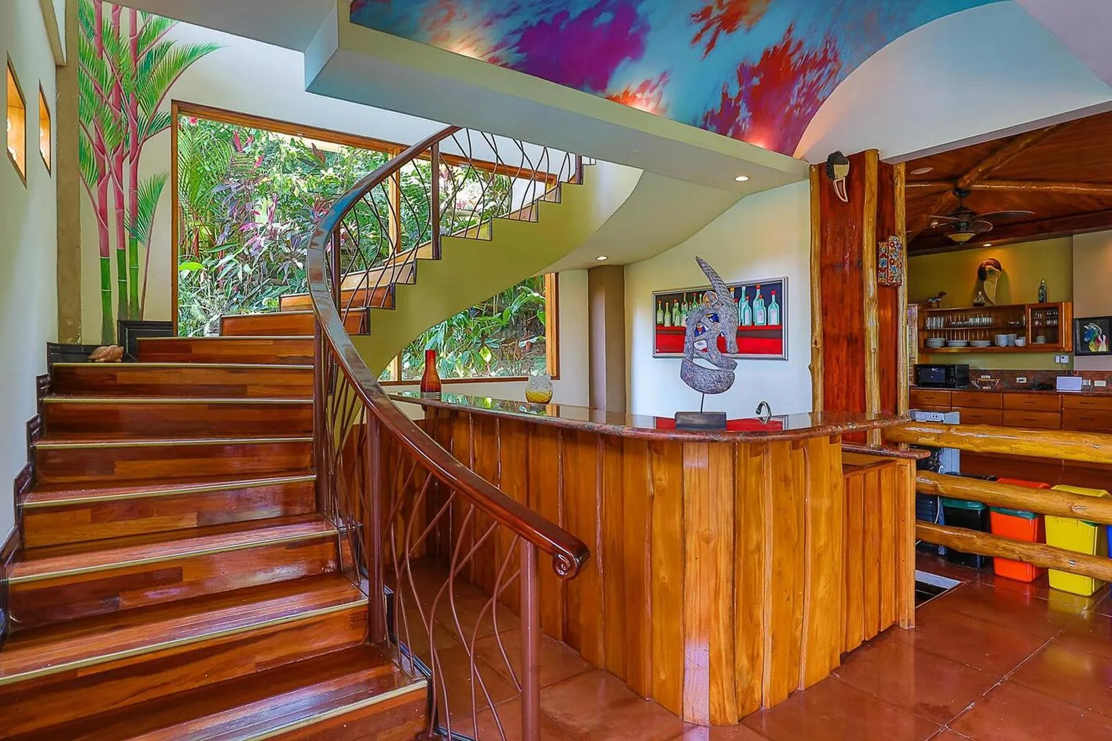 MA-35 — Spacious Home with Large Pool in Tropical Jungle Setting
