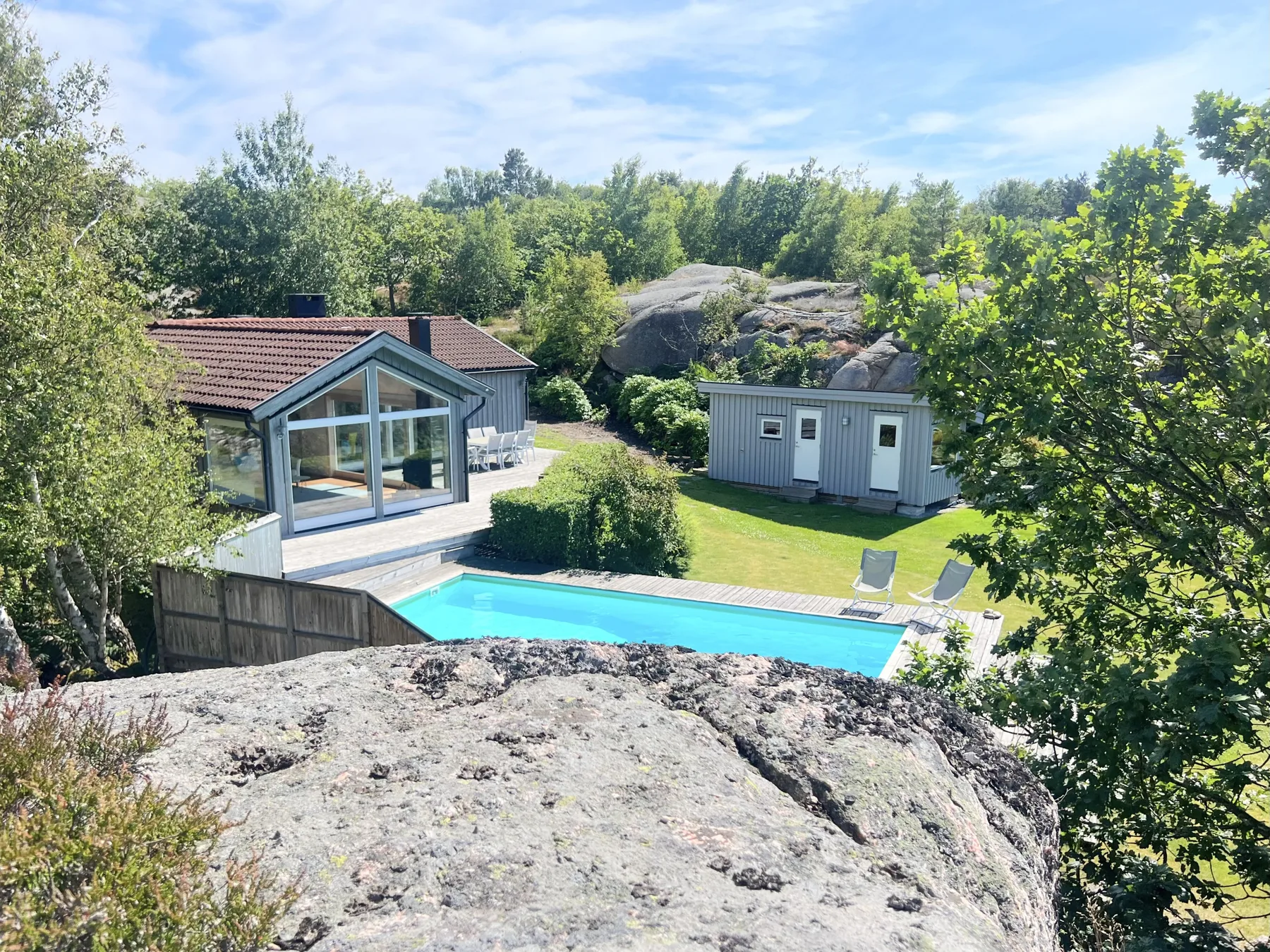 Architect-designed villa with pool, sauna and sea view in Mjörn | SE09124