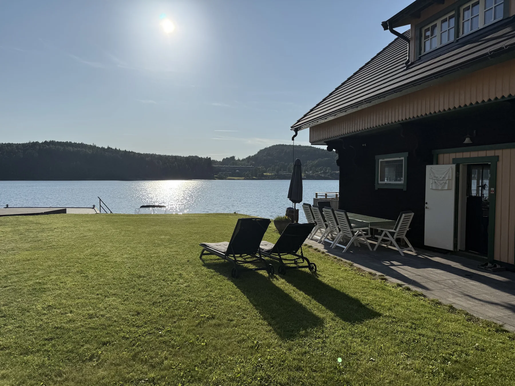 Log cabin with pool, sauna and boat by Torreby Castle | SE09080