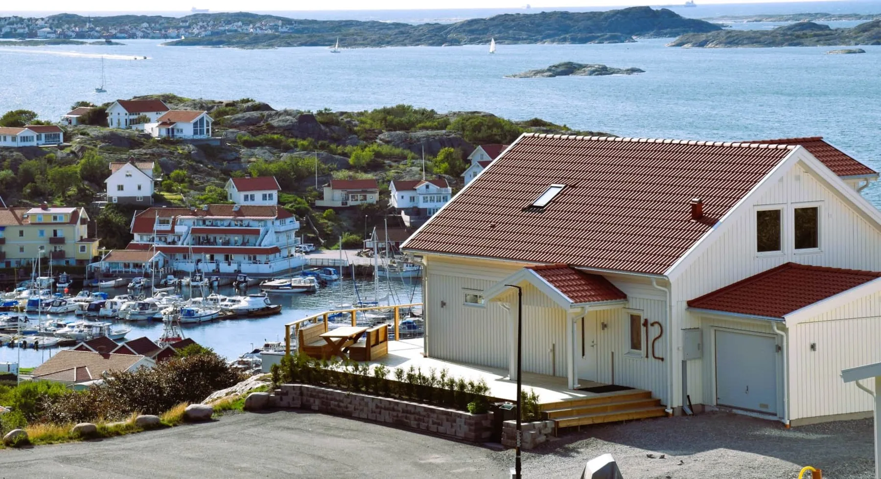 Panoramic view on Ellös top with 500m to sea | SE09125
