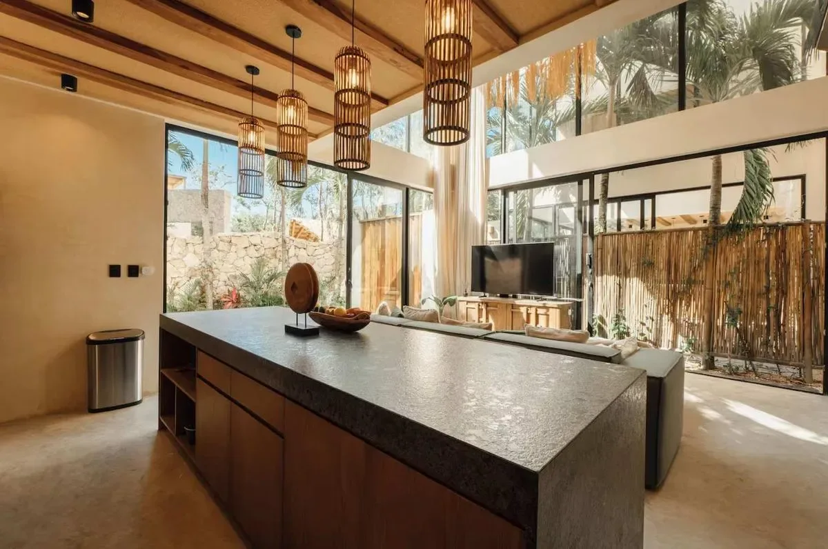 Peaceful 3BR Apartment with Terrace in Tulum