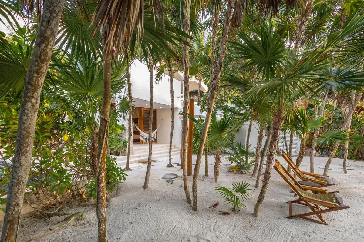 Nature-Inspired Villa by the Caribbean in Tulum