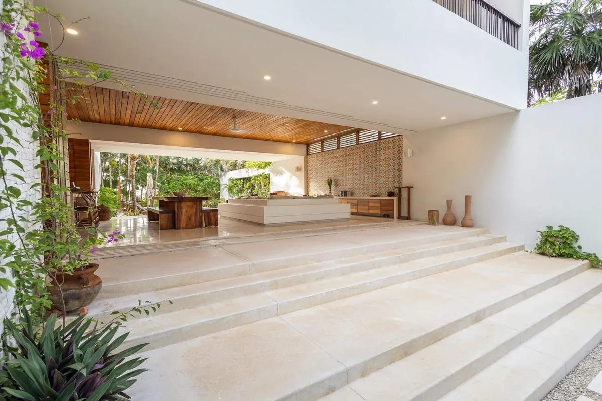 Nature-Inspired Villa by the Caribbean in Tulum
