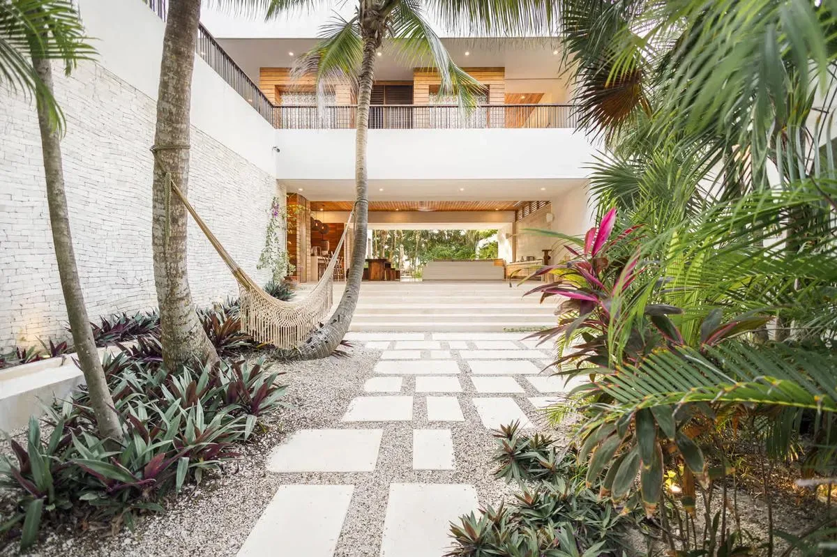 Nature-Inspired Villa by the Caribbean in Tulum