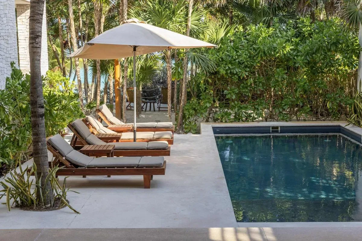 Nature-Inspired Villa by the Caribbean in Tulum