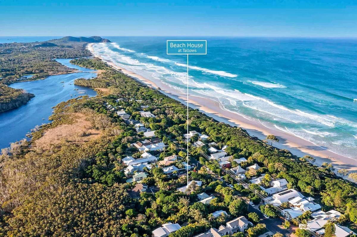 Beach House at Tallows – pet-friendly 4 BR retreat
