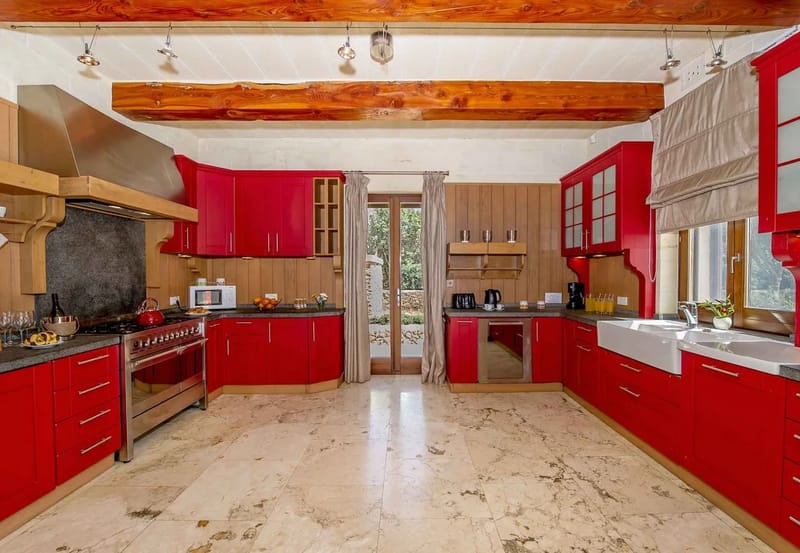 kitchen of gozo holiday rental
