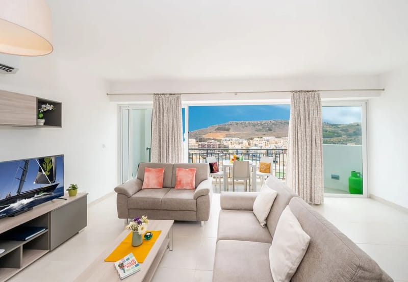 Apartamento en Marsalforn - The Hillock Penthouse South A14