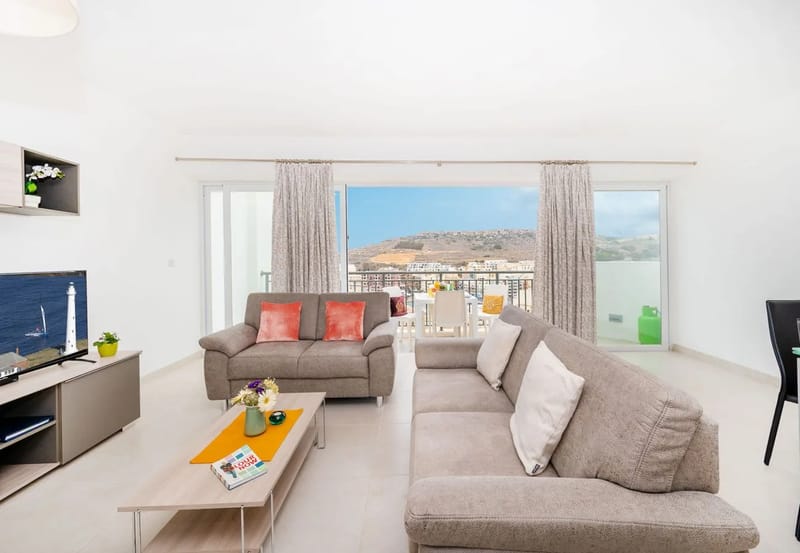 Apartamento en Marsalforn - The Hillock Penthouse South A14