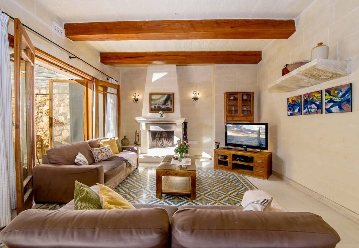 Casa rural Djar ta' Menzja 3 en Gozo con chimenea