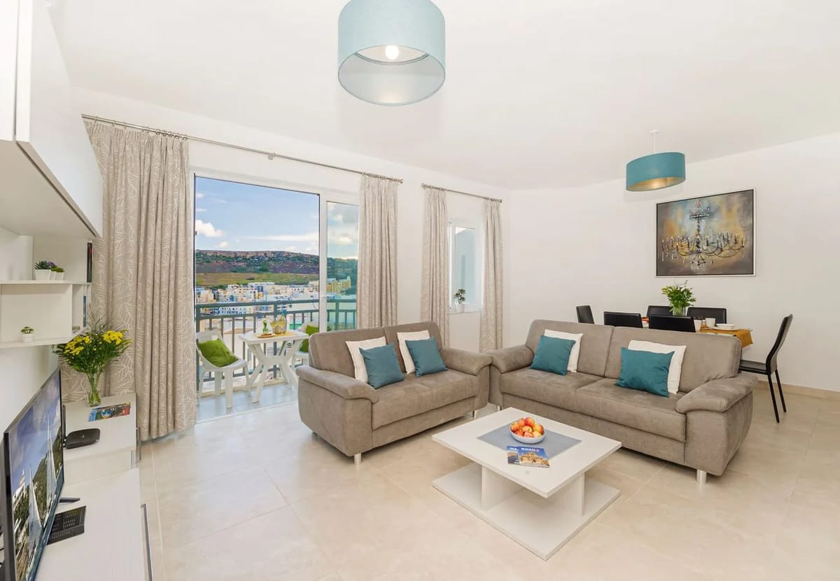 Apartamento en Marsalforn - The Hillock Penthouse South D7