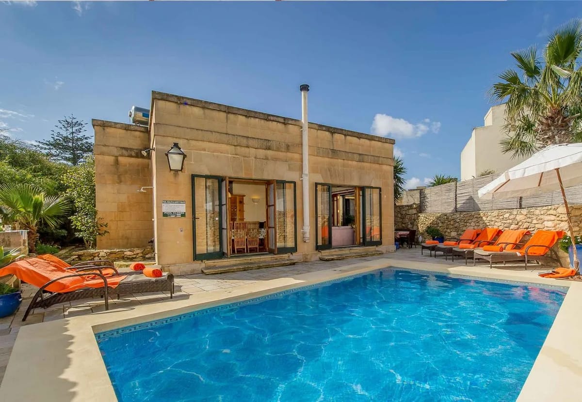 Villa vacacional en Gozo con piscina privada