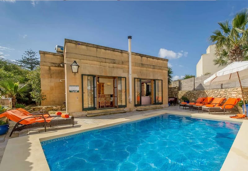 Villa vacacional en Gozo con piscina privada
