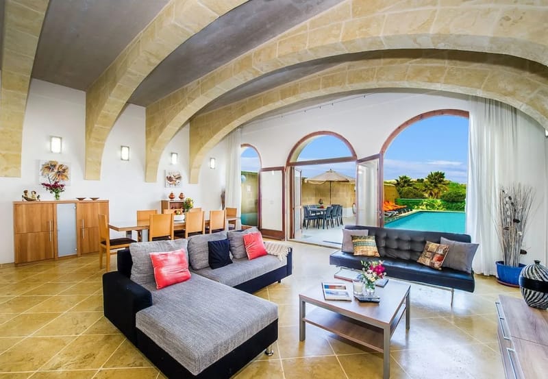 Casa rural en Ta' Kerċem - The Arches Holiday Home