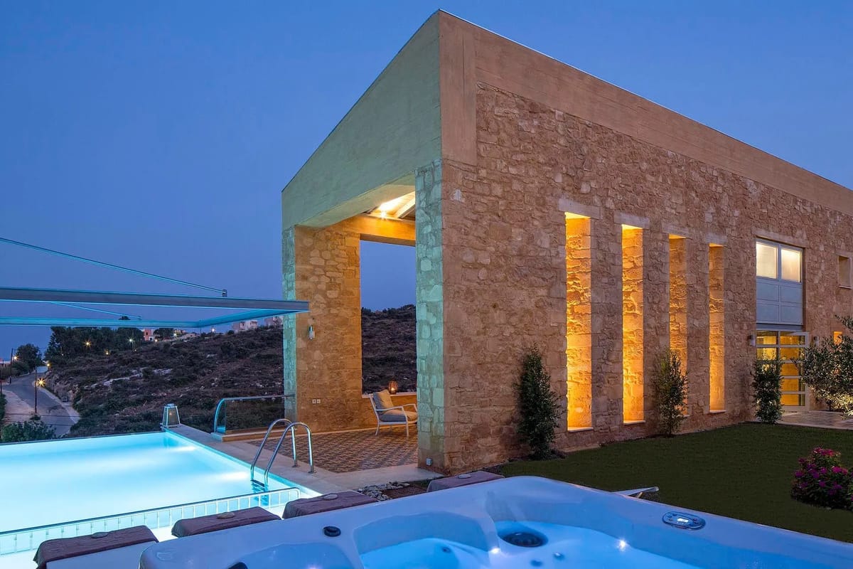 Crete luxury villa Rea in Loutraki - 0