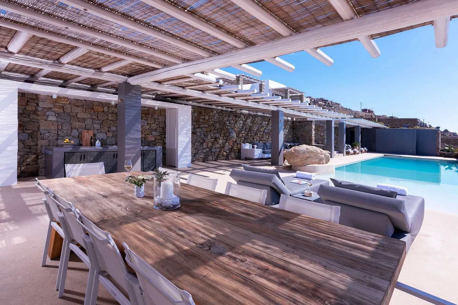Mykonos luxury villa Flavienne in Kounoupas - 4