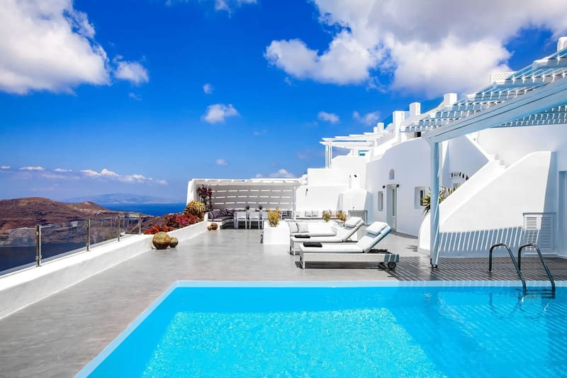 Santorini luxury villa Anissa in Imerovigli - 1