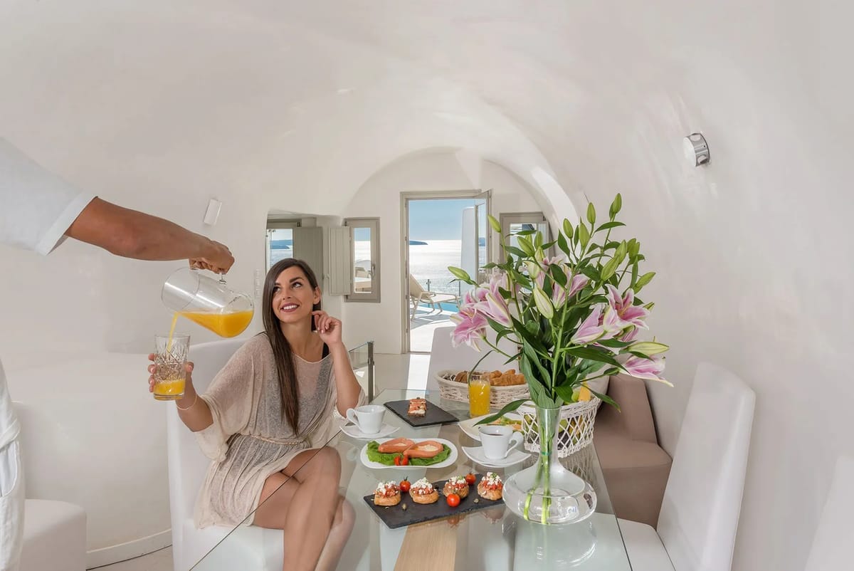 Santorini luxury villa Atlas in Oia - 1