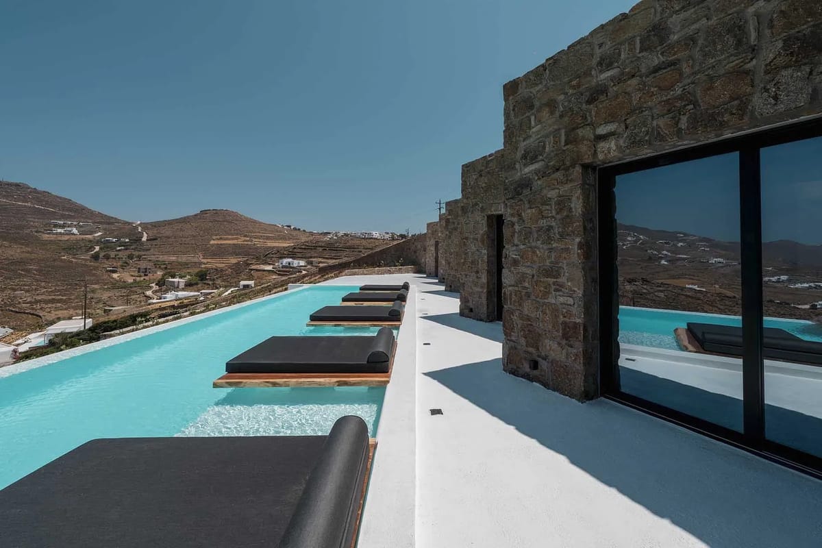 Mykonos luxury villa Rioja in Ftelia - 0
