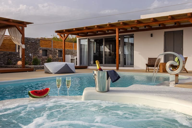 Milos luxury villa Berylis in Adamas - 0