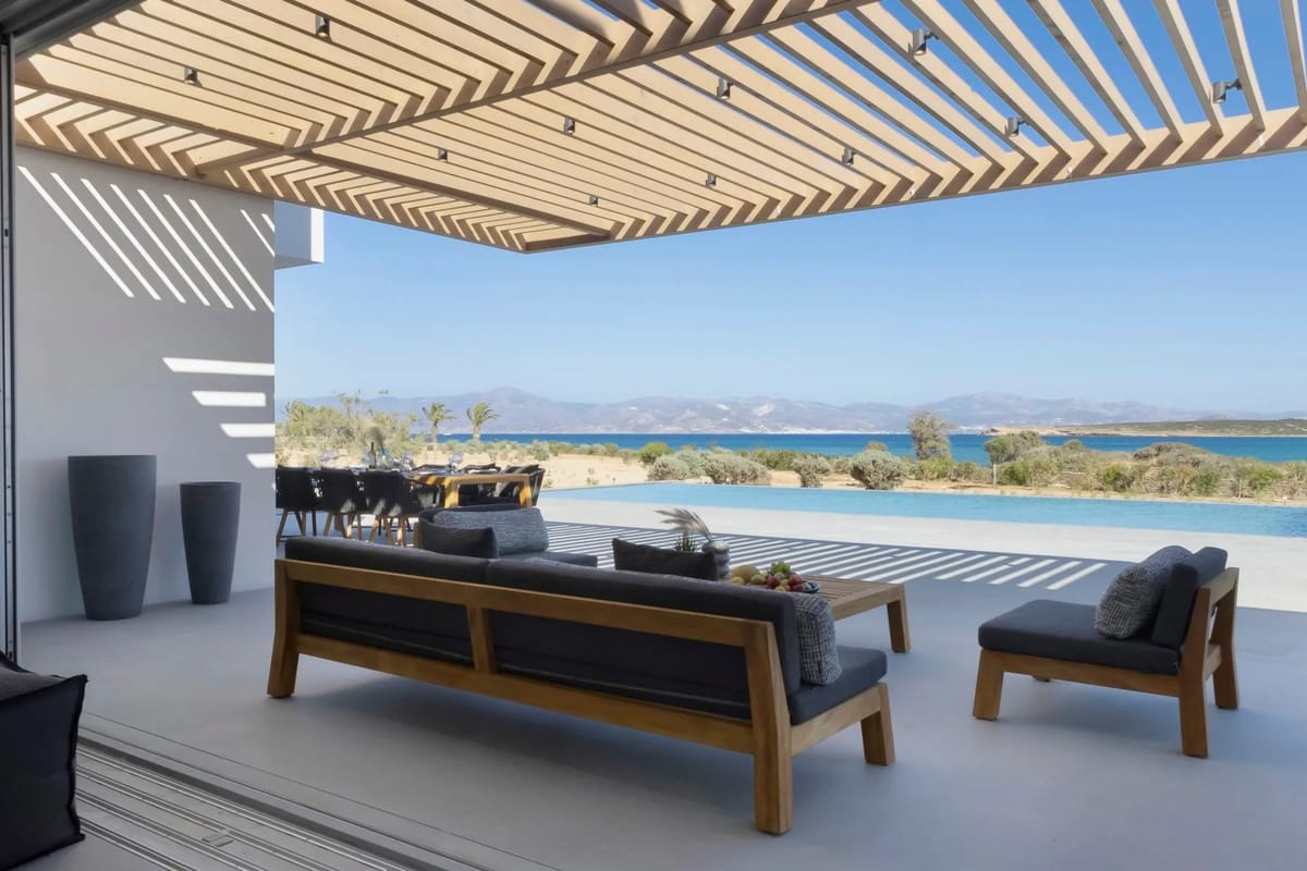 Paros luxury villa Calypso I in Santa Maria - 0