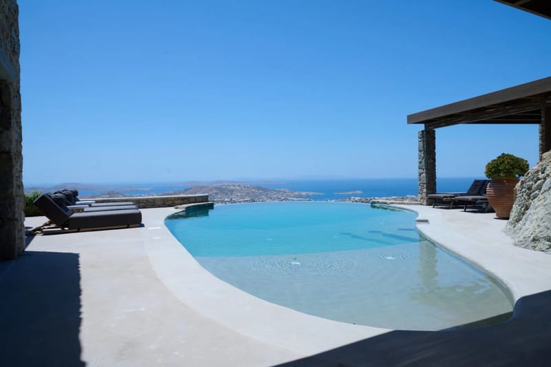 Mykonos luxury villa Lisette in Kounoupas - 0