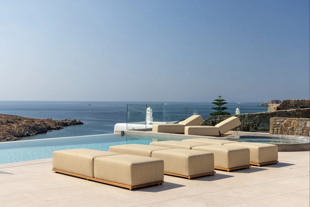 Mykonos luxury villa Bluebell in Aleomandra - 0